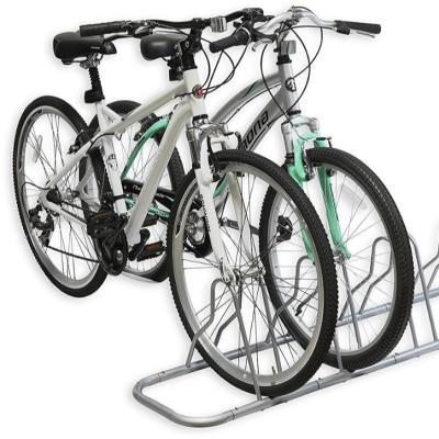 China 5 Bike Bicycle Floor Parking Rack Steel Rack Portable Storage Steel Demountable Recycling Tool For Bike Can Be Indoor Or Outdoor Used for sale