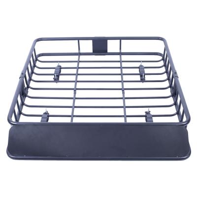 China Universal Steel Luggage Rack Roof Cargo Carrier Basket Storage Rack for sale