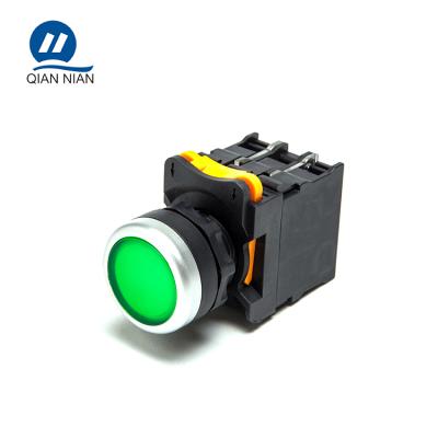 China Removable Mechanical Plastic Push Button Switch Plastic Momentary /latching 22mm for sale