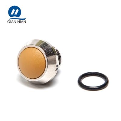 China Nickel plated brass/stainless stell shipping and handling round square electric waterproof metal LED remote control push button switches for sale