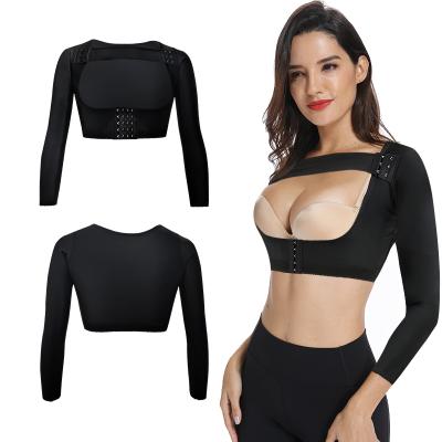 Chine Antibacterial Back Corrector Supports Long Sleeves Shoulder Shapewear Complete Upper Body Shaper De Fajas Barrel Post Surgery Arms à vendre