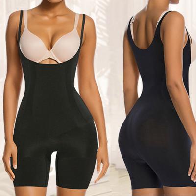 China Fajas Colombianas Antibacterial Slimmer Jumpsuit Full Body Shaper Women Tummy Control Body Shapewear Suit for sale