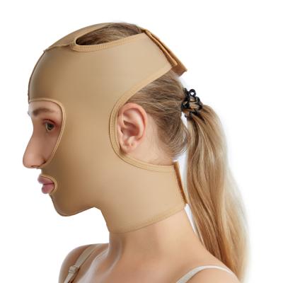 China Antibacterial Facial Headgear Cheekbone Shaping Beauty Pressurized Face Cover en venta