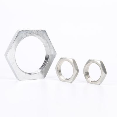 China Automotive Industry Stainless Steel High Quality Coarse Teeth Nuts Carbon Steel Fine Teeth Hex Thin Nut for sale