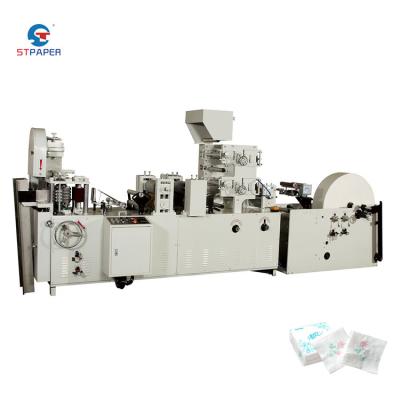 China 1/4 automatic factory price napkin tissue making machine with printing for sale