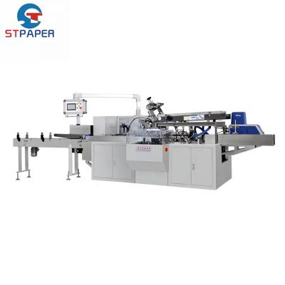 China Carton Chemical Automatic Box Packing Facial Tissue Machine for sale