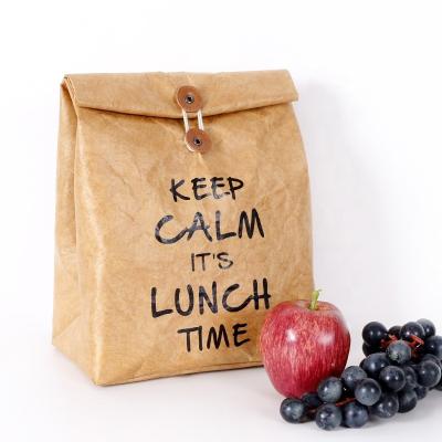 China Changrong custom made practical eco-friendly reusable tyvek brown lunch bag for sale