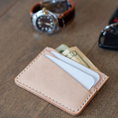 China CHANGRONG high quality custom credit card holder asset/sleeve safe card holder/leather minimalist slim wallet for sale