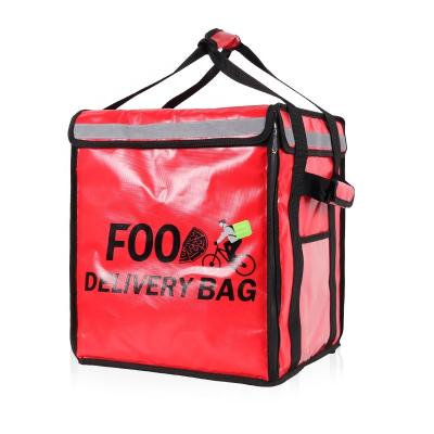 China CHANGRONG Motorcycle Bike Backpack Large Waterproof Food Delivery Thermal Thermal Bag Pizza Waterproof Bag Custom Bag for sale