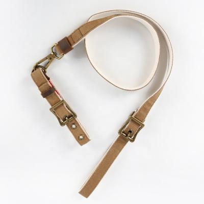 China CHANGRONG Dogs Custom Eco Friendly Cotton Canvas Dog Leads and Collars for Small Medium Large Dogs for sale