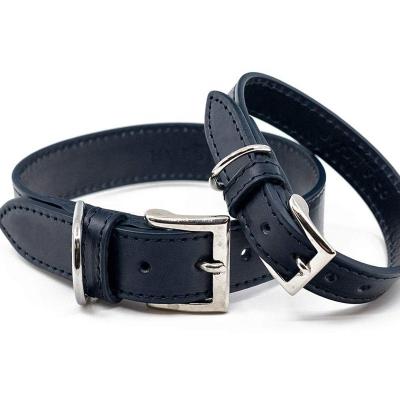 China Fashion Custom High Quality Adjustable Luxury Design CHANGRONG Dog Goods Dog Collar And Leash Set Leather Set for sale