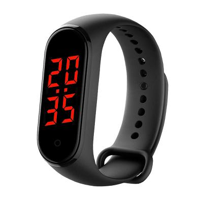 China Touch Screen T2 Digital Display Time Display Wristband Form Available Flexible Waterproof Body Temperature Smart Measurement Wristband for sale