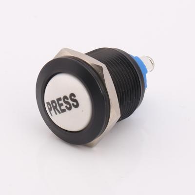 China Miniature 19v Industrial Control Illuminated Switch Ceramic Push Button Switch for sale