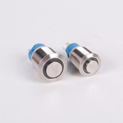 China Industrial Control Baijin High Quality Ring Illuminated 4 Terminal Momentary Push Button Switch With Led for sale