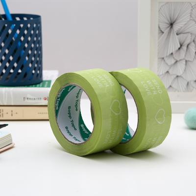 China Waterproof sealing tape send with lovely love packing sealing tape printing font color sealing tape for sale