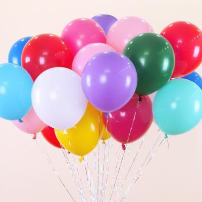 China Advertising Toy Wholesale Happy Birthday Decoration Party Balloon Latex Macarone Metallic Matte Balloon for sale