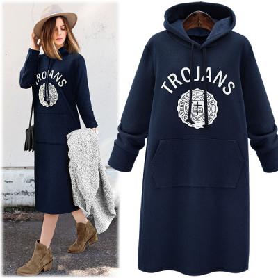 China Women's Pullover Anti-pilling One Piece Hoodies Plus Size Pockets Hoodies Casual Women Long Sleeve Hoodies for sale