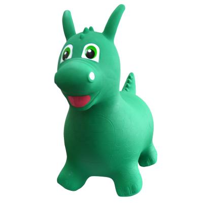 China Safe Kiddie Bouncer Animals Riding Toy Inflatable Dragon Dinosaur For Sports Play And Exercising for sale