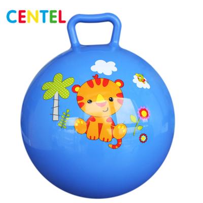 China Inflatable Toy Inflatable Pvc Toys Hopper Ball With Handle Jumping Ball for sale