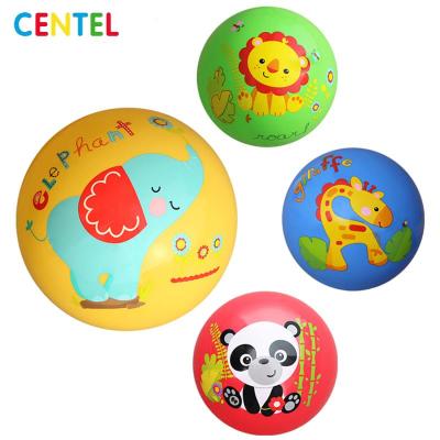 China Flexible Custom Logo Ball Vinyl Play Ball Phthalate Ball Baby Toy PVC Free Inflatable Balls for sale