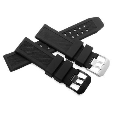 China High Quality Soft Silicone Rubber Watch Strap 23mm Sports Watch Band Strap For Luminox Strap Accessories Men for sale