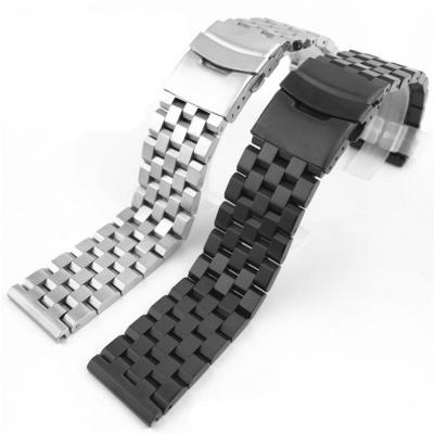 China Stainless Steel 18 20 22 24mm Custom 5 D Link Aniel Wellington Watch Band Stainless Steel Watchband For Metal Watch Band for sale