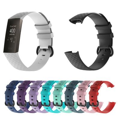 China High Quality Strap For Fit Charging 3 Bit 4 Silica Strap Wrist Belt Sports Strap Smart Watch Band Accessories Strap for sale