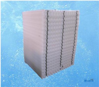 China 60° Installation Angle Lamella Tube Settler 1000×1000×866 With Specific Gravity Of 0.92 Te koop