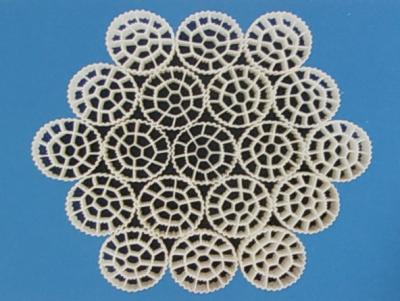 中国 HDPE MBBR In Wastewater Treatment ＞500m2/M3 Surface ＞95% Void Ratio 5-15 Days Membrane Hanging Time 販売のため