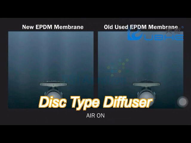 Maintenance Free Disc Type Bubble Diffuser Aerator Clean Epdm / Ptfe Service Life ≥5Y