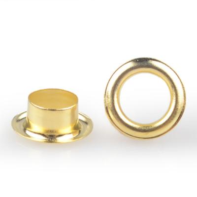 China Nickel Free Metal Eyelets Boot Eyelet Brass Grommet For Shoes for sale