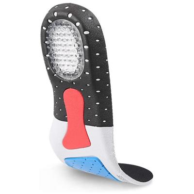 China Cuttable Cushioning Silicone Insoles For Shoe Men Women Arch Support Orthotic Sports Shoe Pad Insert Cushion Memory Foam Soft Running Insole for sale