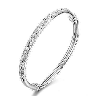 China CLASSIC new style bracelet s999 fashion gypsophila sterling silver thin bracelet for sale