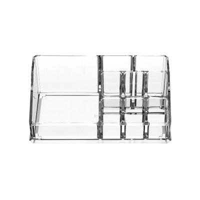 China Viable Organizer Box Storage Makeup Organizer Lipstick Holder Cosmetic Acrylic Nail Polish Holder for sale