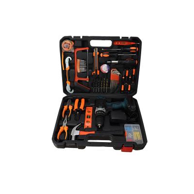 China Plastic+metal 2021 New Cordless Power Drills Machine Tools Kit Combo Set Box Electric Drill Set for sale