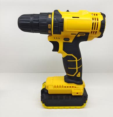 China Plastic+metal MANRUN 21V Cordless Drill Machine Cordless Compact Drill With Two Speed for sale