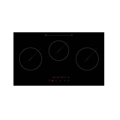 China Power Saving+Eco-Friendly Single Terminal Heating Kitchen Appliances Drive Three Burners Built In Smartphone Control Induction Cooker Hob IH Cooktop Stove for sale