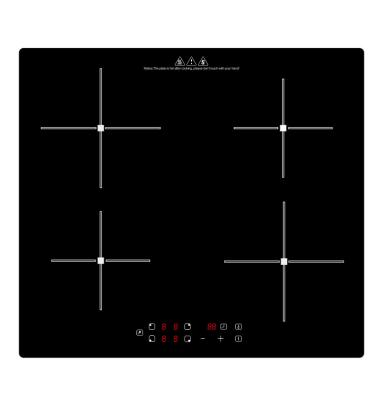 China Car Burners 7200W 4 four zone ceramic induction cooktop heating hob for sale