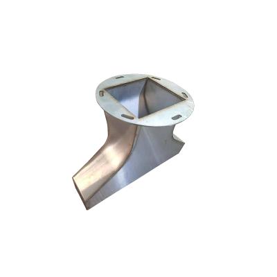 China Widely applied high quality stamping bending welding service bending processing produce stainless steel air vent pipe parts for sale