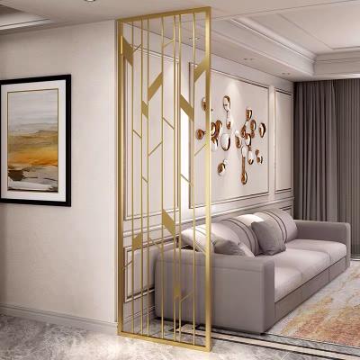 China Nordic Creative Entrance Strong Screen Metal Iron Partition Living Room Dining Room Decoration Art Decoration Room Divider for sale