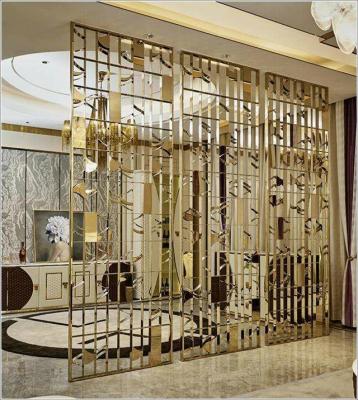 China Screen Wall Partition Living Room Metal Room Divider Strong Design for sale