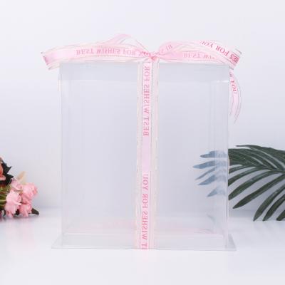 China Full Handmade Clear Cake Box Supplier Cake Box 14x14 Custom Cake Boxes for sale