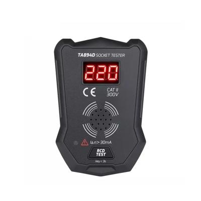 China Wholesale UK TA894D 175V~250V Socket Wall Outlet Voltage Tester Tester TA894D for sale