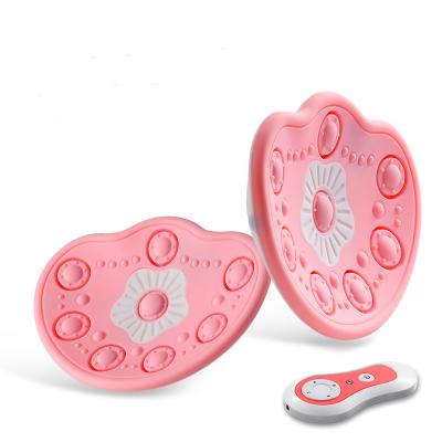 China Waterproof Vibrating Heating USB Massage Anti-Droop Breast Massager for sale