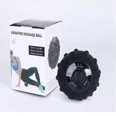 China Hot Selling Body Physiotherapy Silicone Soft Roller Massage Vibrating Ball for sale