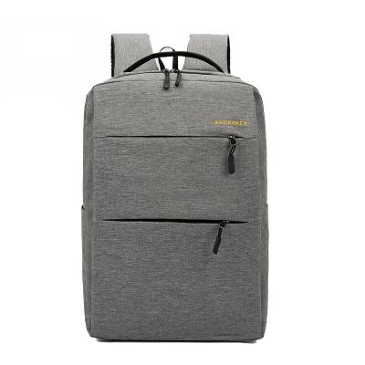 China With High Quality Gray Oxford USB Capacity Large Charging Backpack For Student Business And Traveling for sale