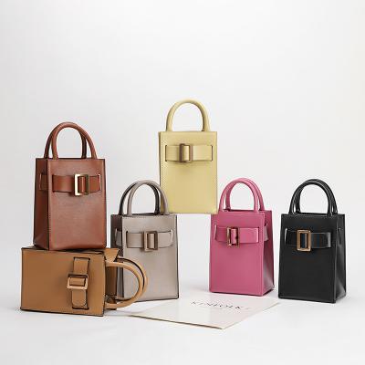 China Others Fashion Cowhide Wax Genuine Leather Women's Bag BOYYBag Portable Luxury Single Shoulder Cross-Body Women Bag for sale