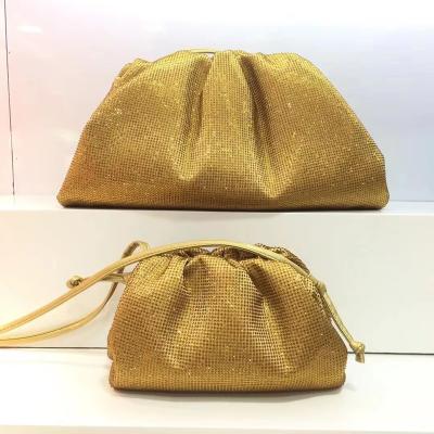 中国 ENGLAND STYLE Hobo Tote Bag Hot Selling Fashion Rhinestone Cloud Bag Brand Designer Shoulder Bag Single Messenger Women Hot Luxurious Women 販売のため