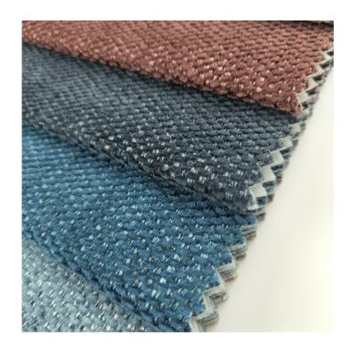 China Waterproof Fire Retardant Silver Gray Chenille Canvas Polyester Fabric Sofa Upholstery Velvet Chair Cushion Sofa Fabric for sale