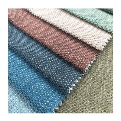 China Manufacturers waterproof modern chenille fabric chocolate cushion cover living room sofas microfiber blue chenille fabric for folding sofa for sale